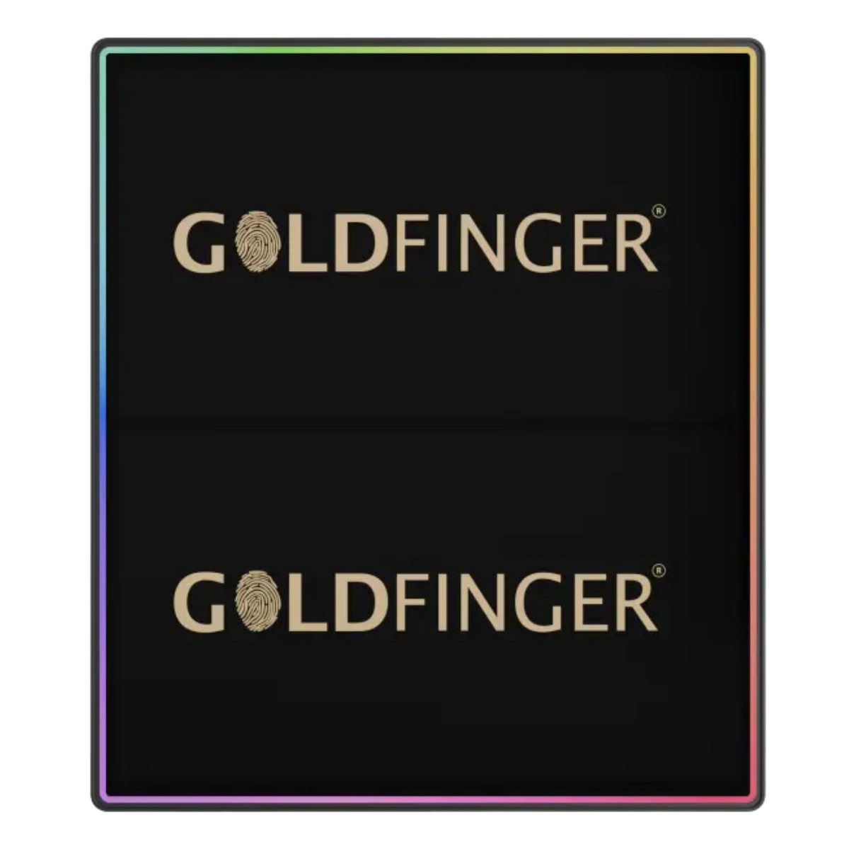 27" Touch Dual Monitor with LED by Goldfinger front view