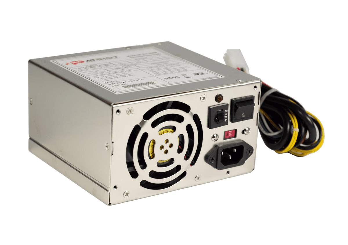400W Power Supply for Gaming Machines - Front View