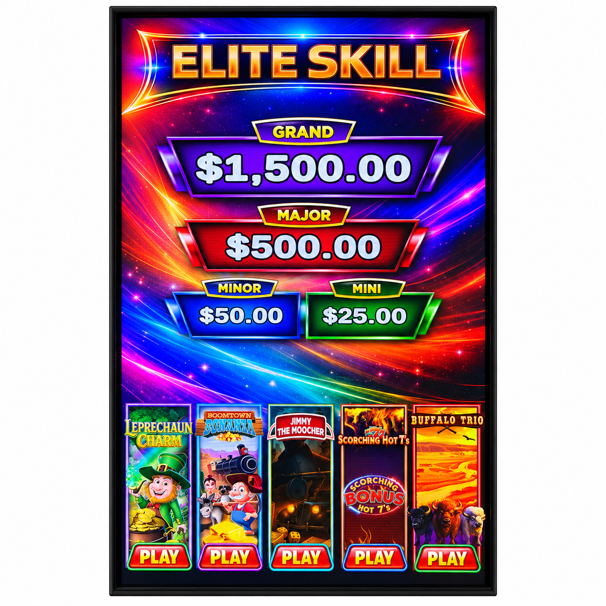 Elite Skill 5-in-1 Nudge Game Board by Reel Amusement