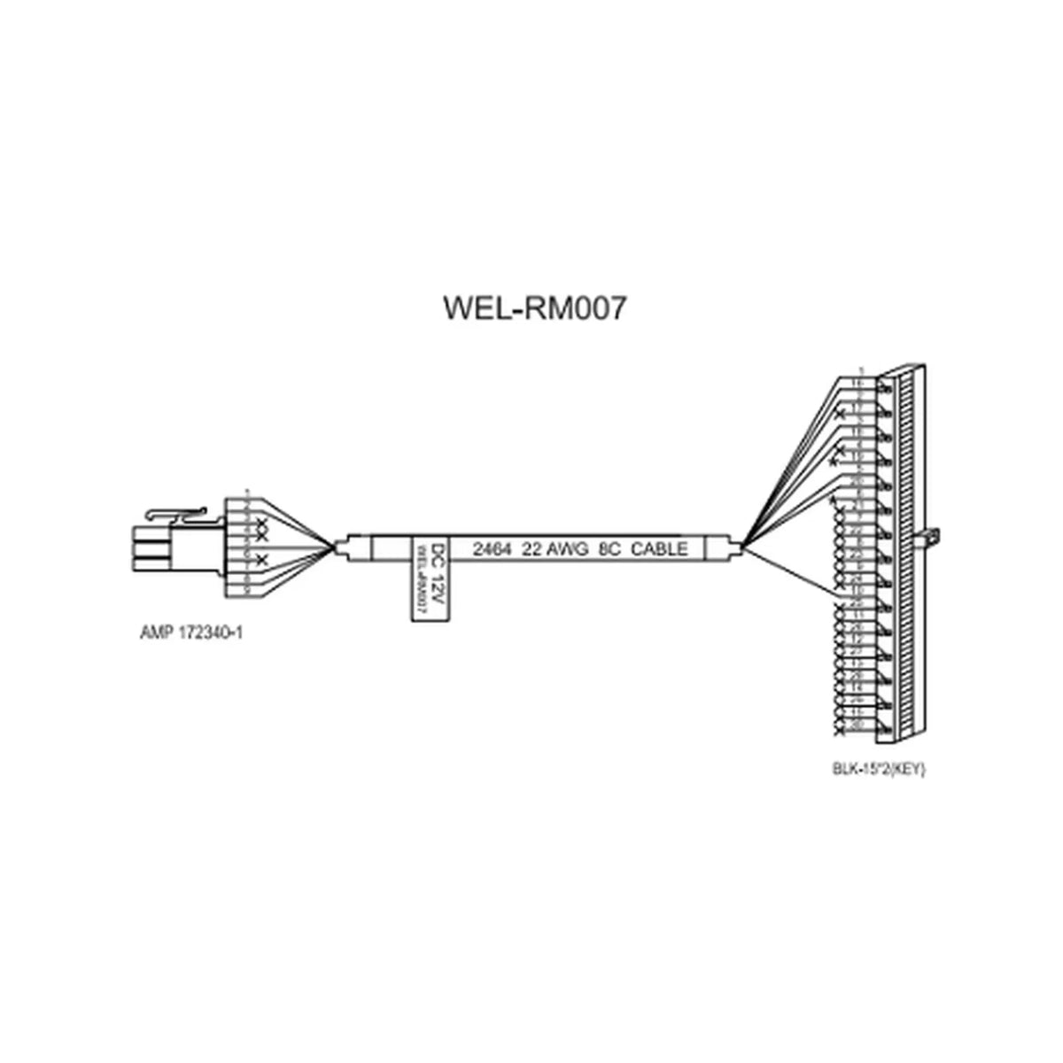 ICT WEL-RM007 12v Power Cable image 2
