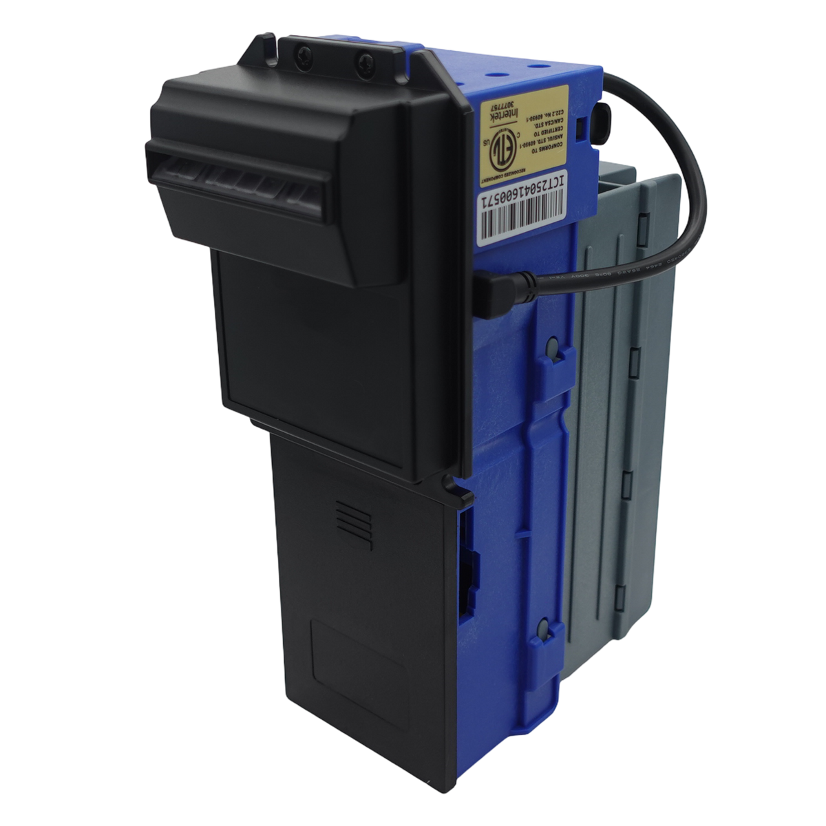 ICT A6E-15NCP-USD4-II Bill Acceptor 110V 500 Stacker USD Downstack Bezel front view