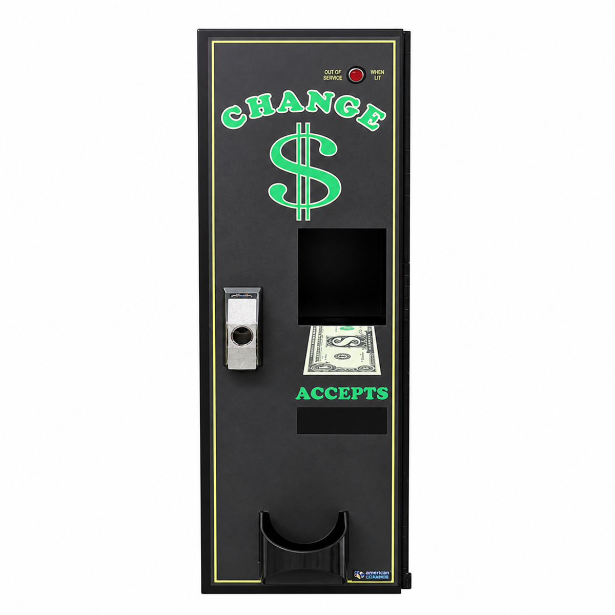 American Changer AC1000 Front Load Bill Changer