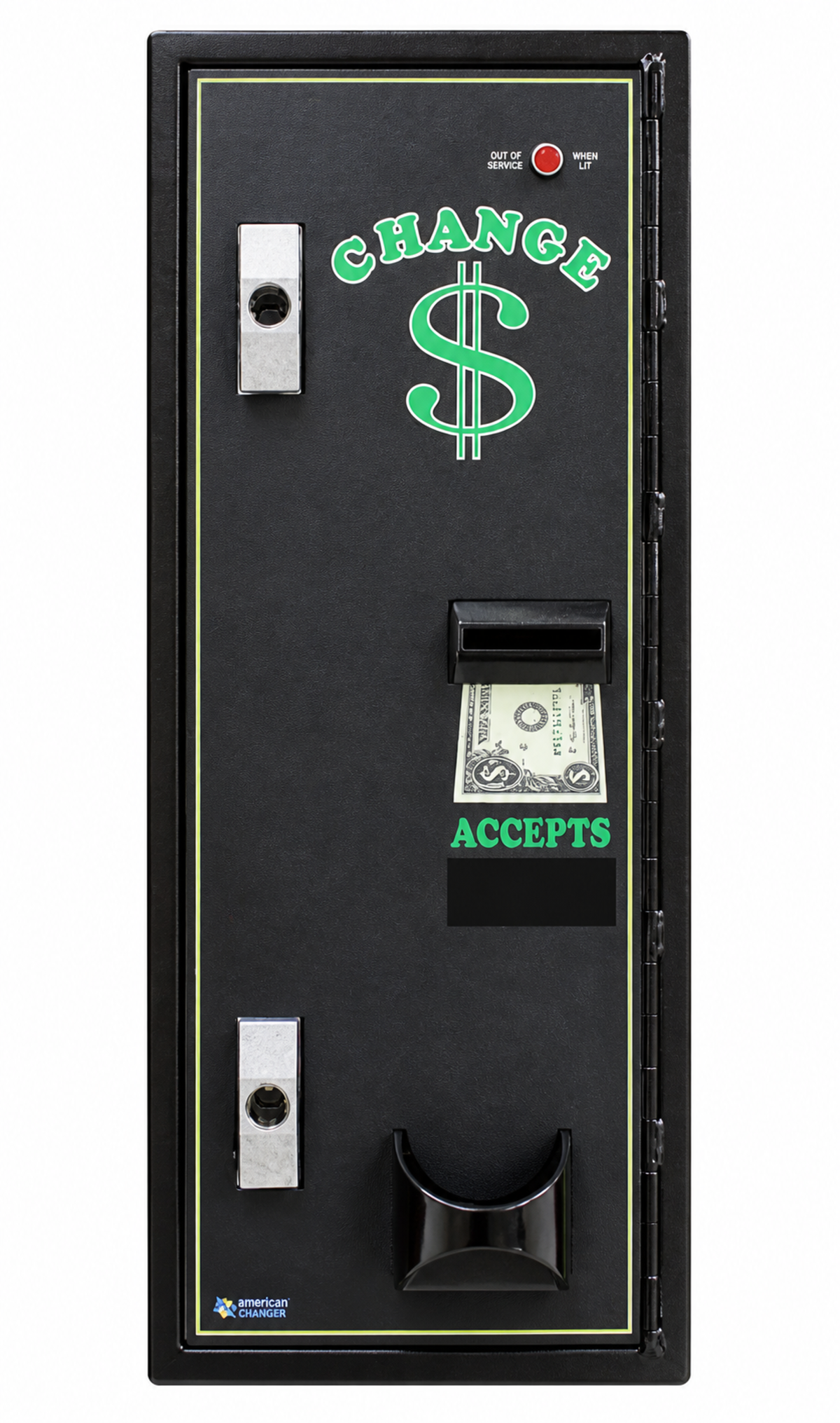 American Changer AC1002 Front Load Bill Changer