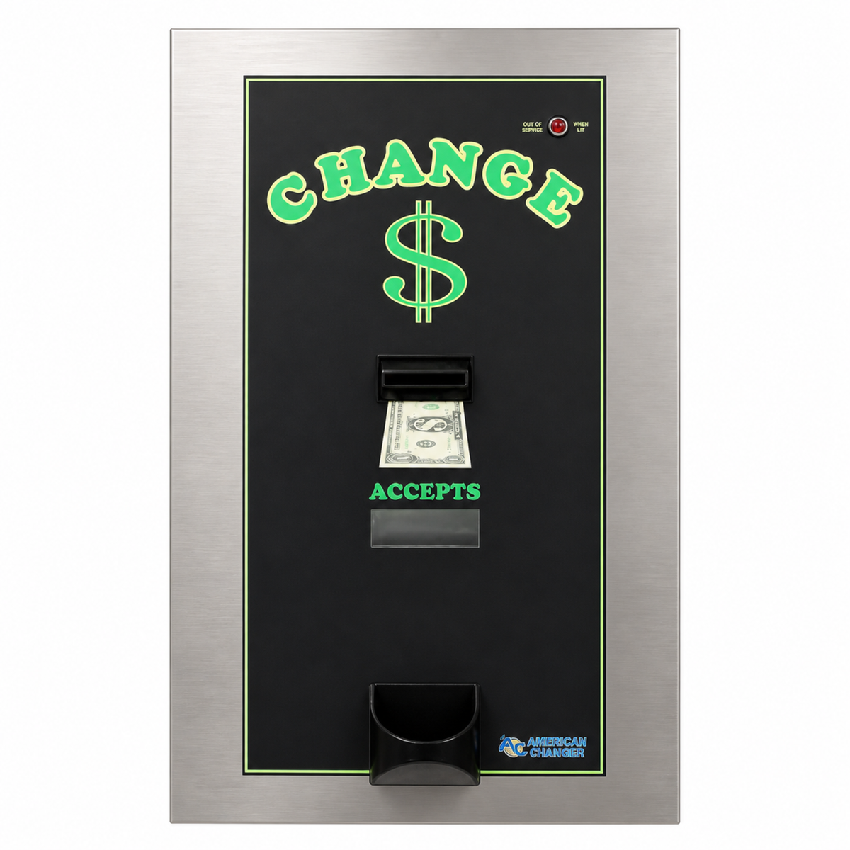 American Changer AC2005 Rear Load Bill Changer