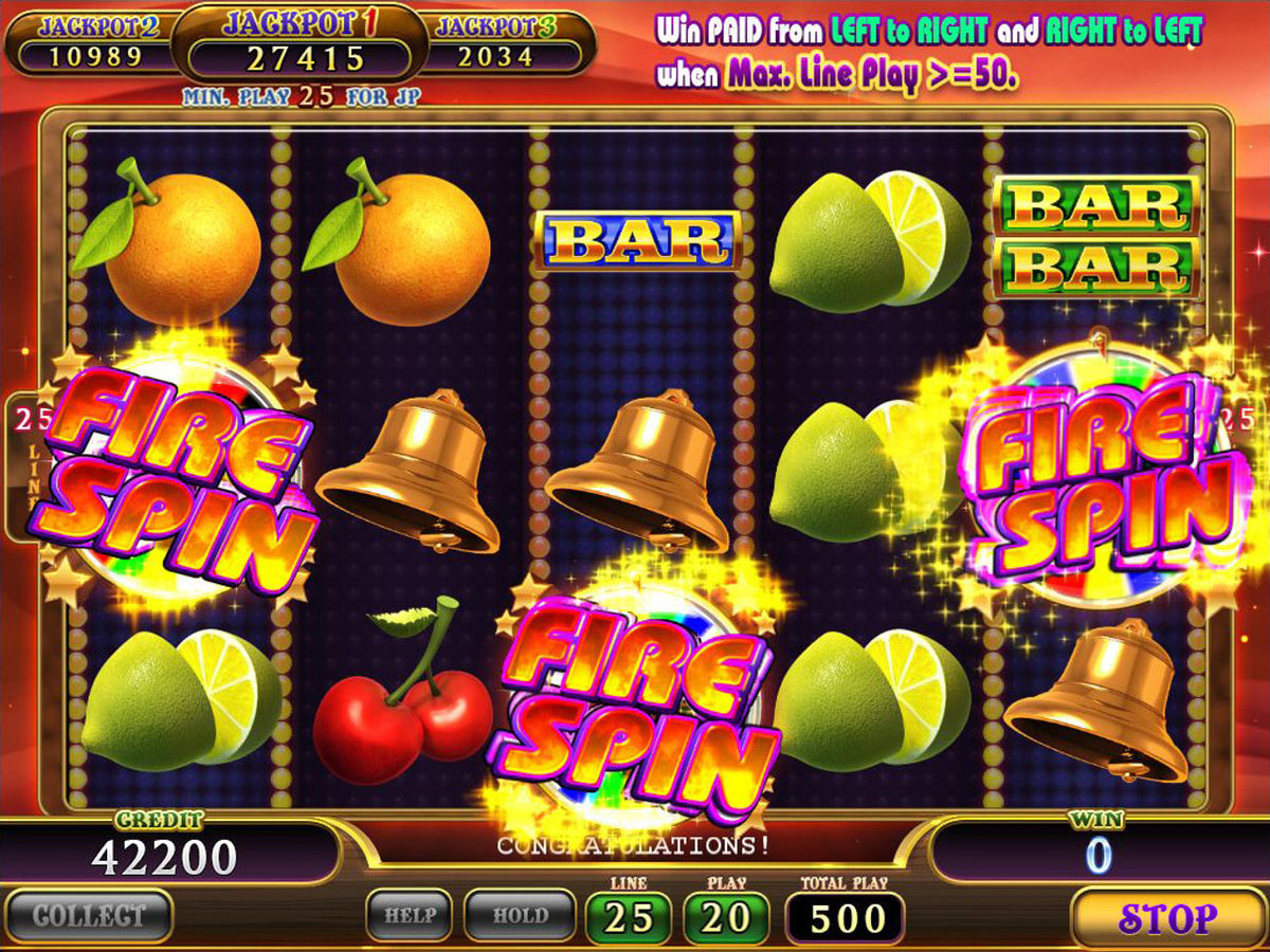 Fire Spin Game Board by IGS - Screenshot 4