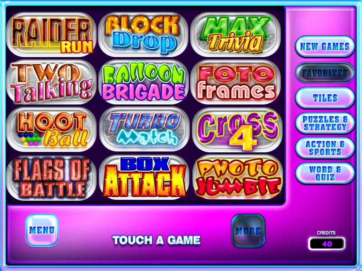 Game Gallery Touchscreen Multi Game Kit - Favorite Games