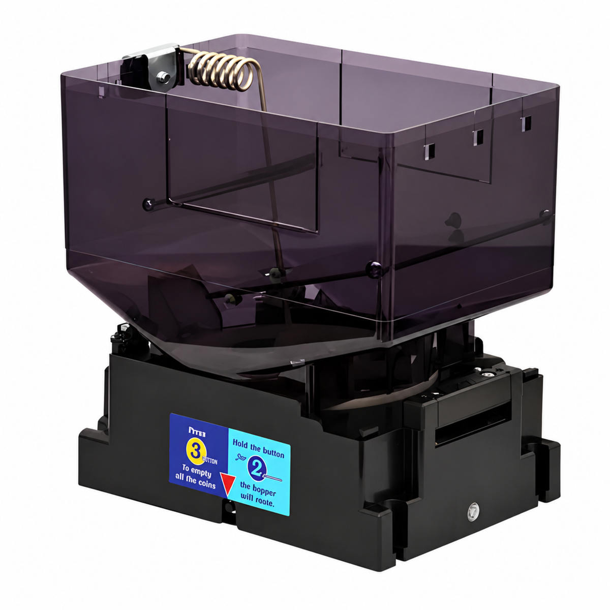 ICT Leonid-EMH-FR5RA-US4 Coin Hopper 12–24V ccTalk Pulse 500 Capacity US Quarters image 2