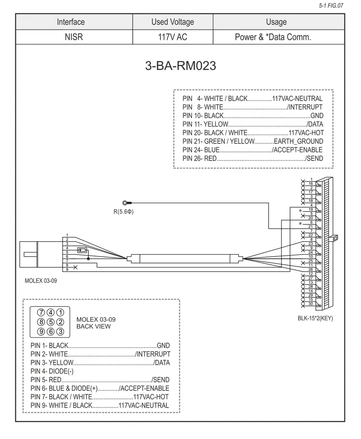 ICT WEL-RM023 Cable