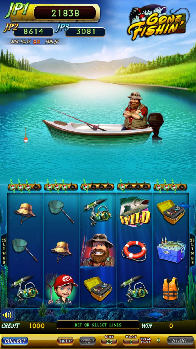 Gone Fishin' Multigame Skill Board by IGS - Screenshot 1