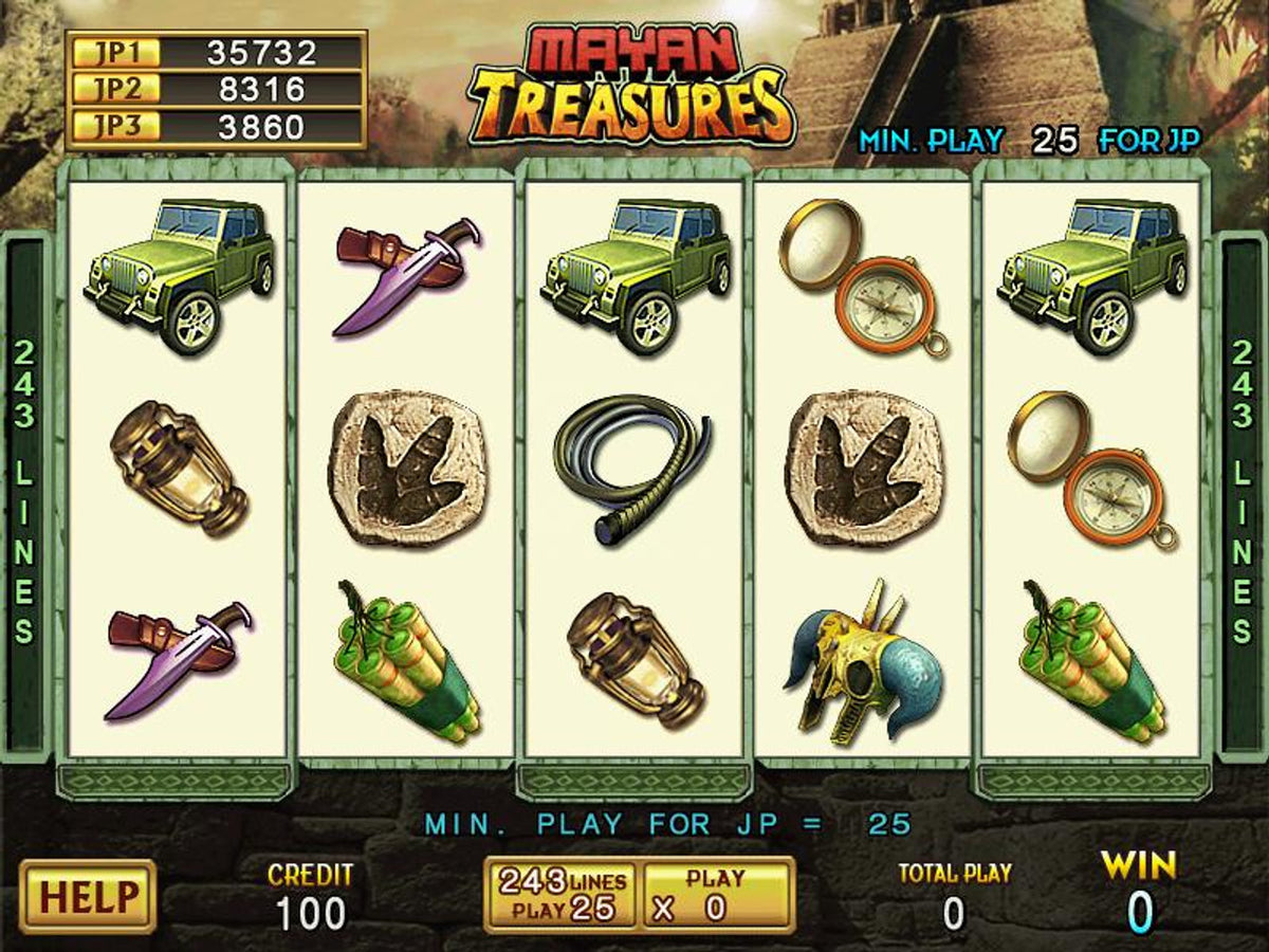 Golden Maya Game Board by IGS - Screenshot 1
