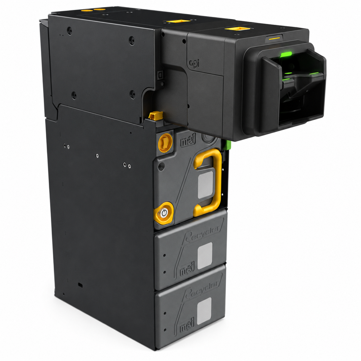 MEI BNR BNF420 S Banknote Recycler Full Unit Main Module B2 with Chassis side view