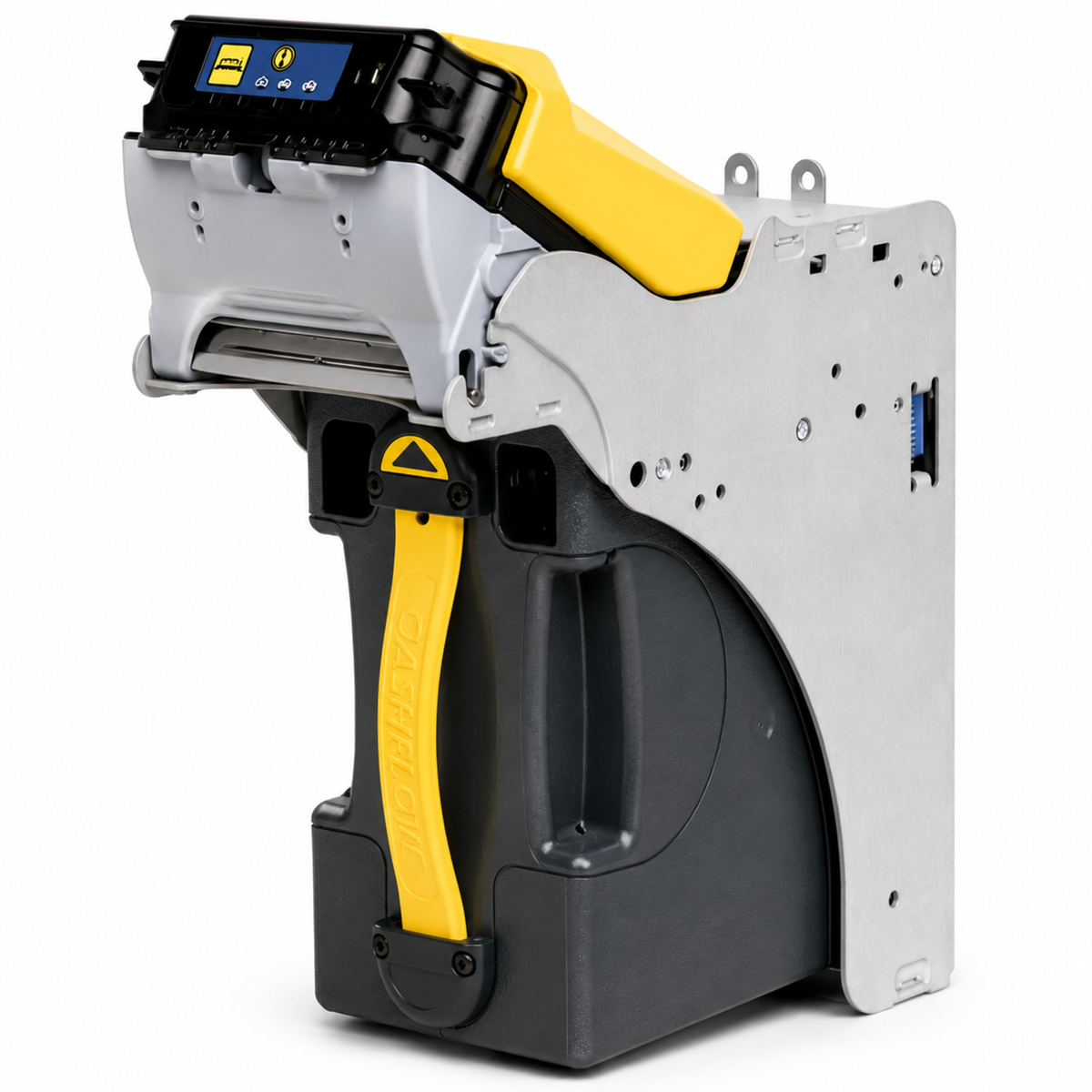 MEI SCNM6608G GSA USB SC Advance Note Validator P1, angled view showing the mounting plate and note cashbox