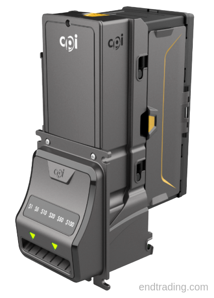 MEI Talos T6T2-U5EUS Amusement Bill Acceptor - Front View