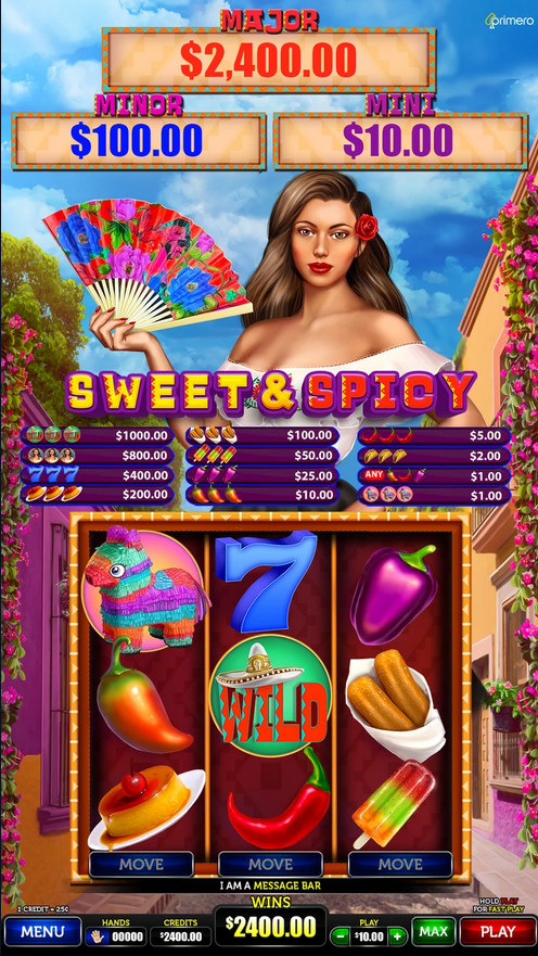 Winning Wheel by Primero - Sweet & Spicy Sub-Game