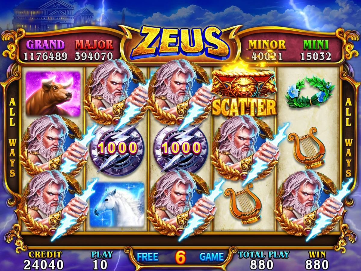 Zeus by IGS - Gameplay Screen 2