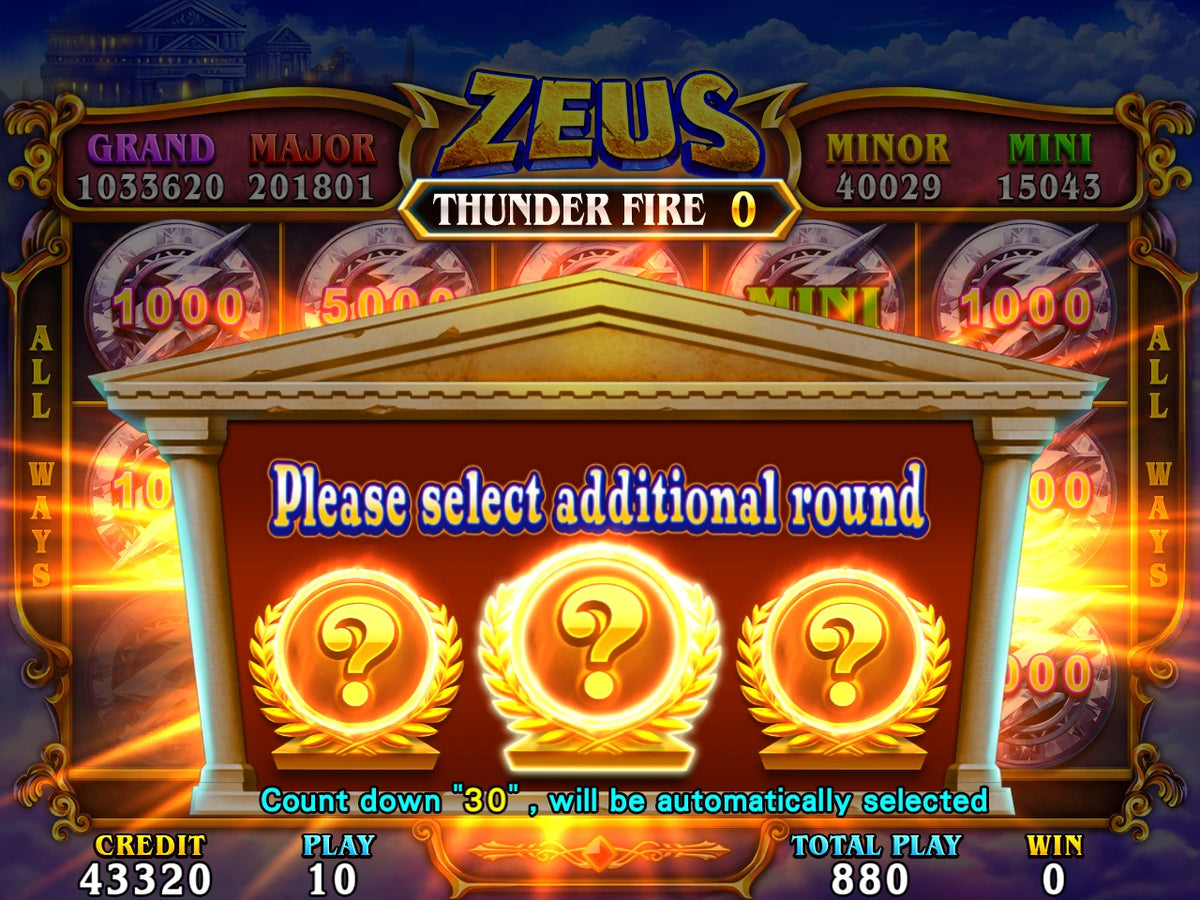 Zeus by IGS - Gameplay Screen 1