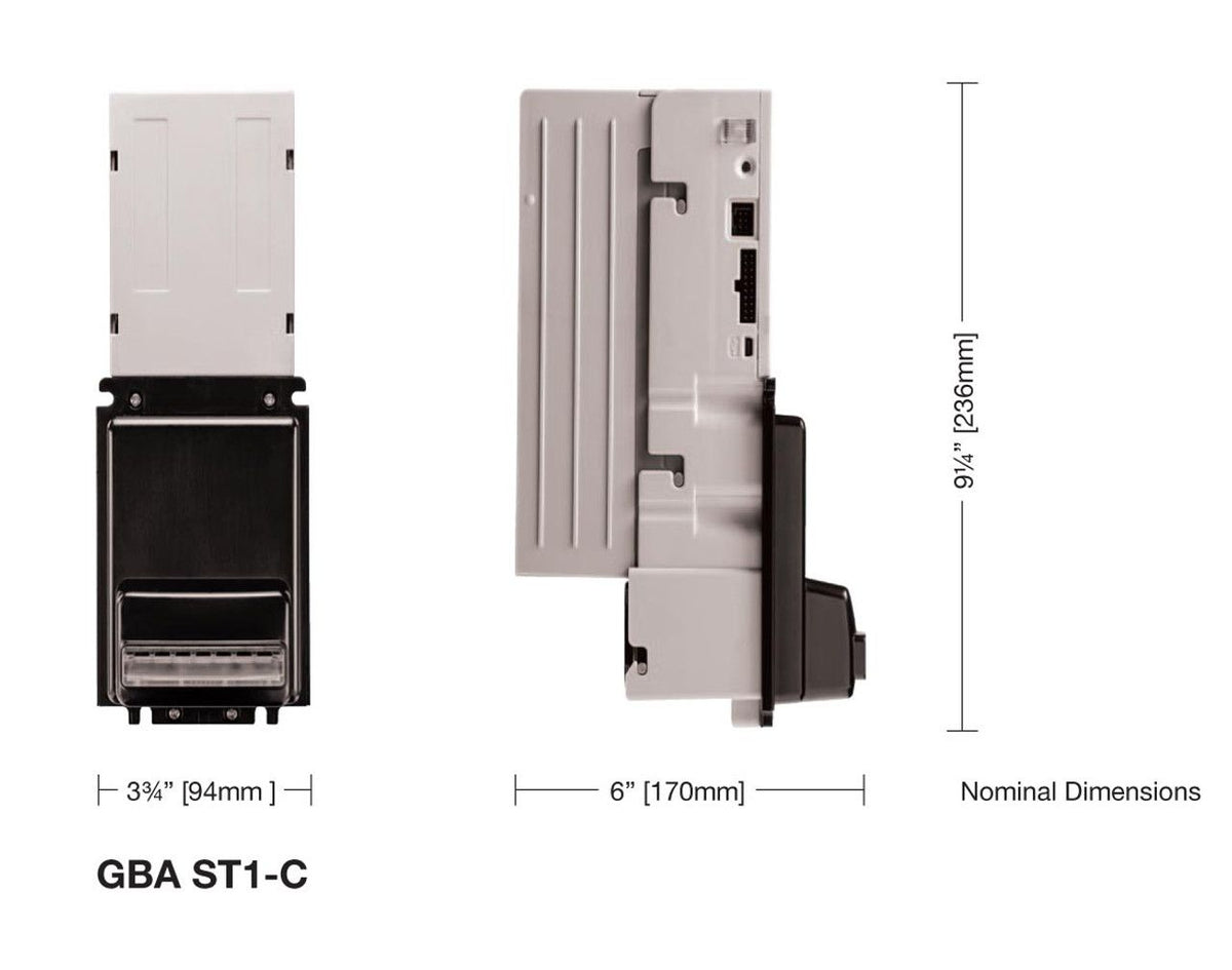 Astrosystem ST1-C 12V Bill Acceptor - View 2