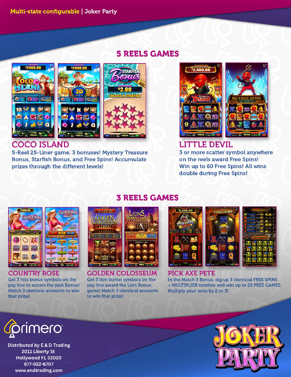 Joker Party by Primero - Flyer 2