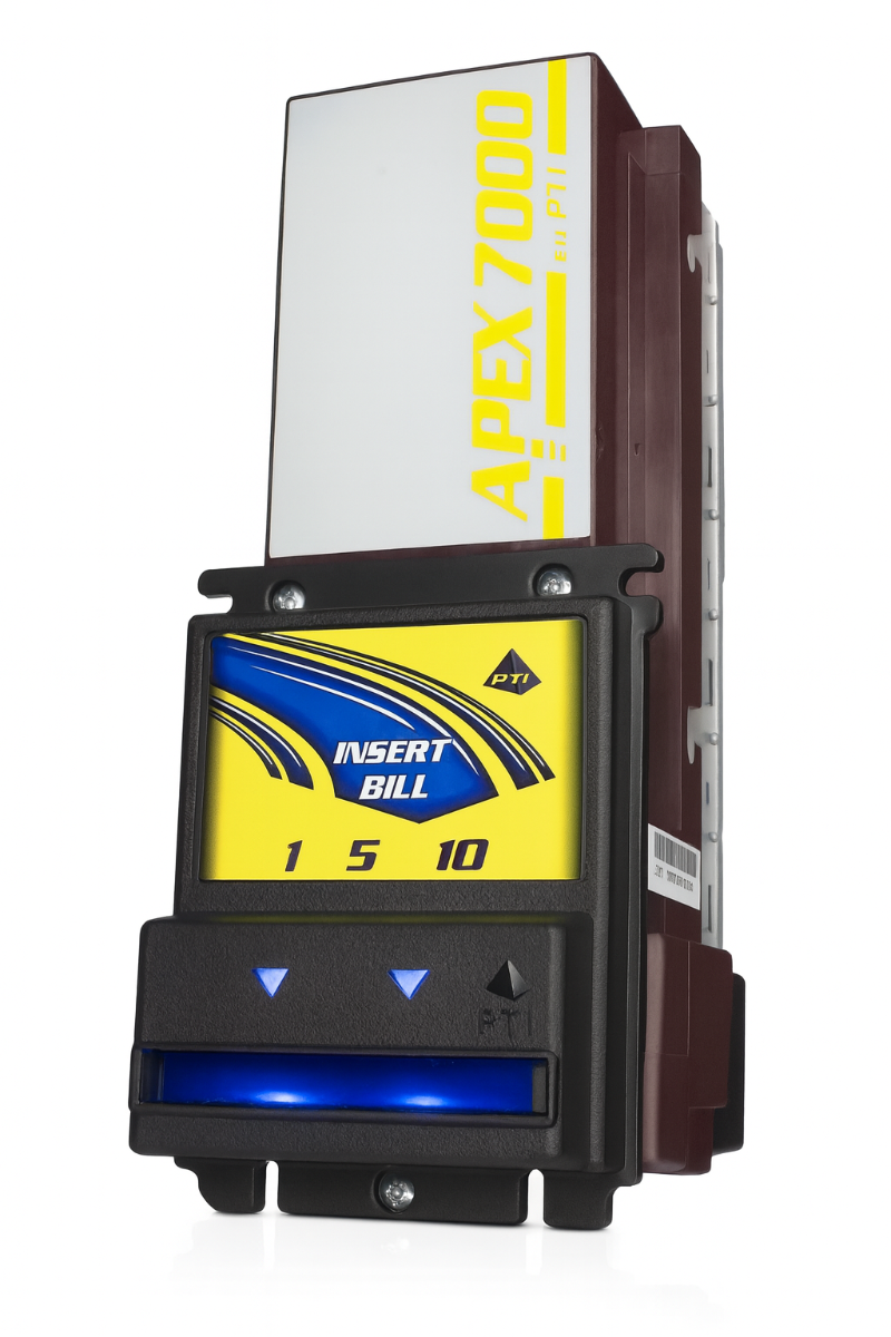 Pyramid 7600-UB1 bill acceptor front view – AmusementOnly.com