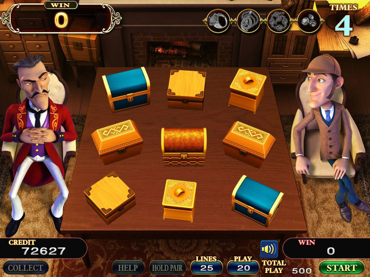 Sherlock by IGS - Gameplay Screen 2