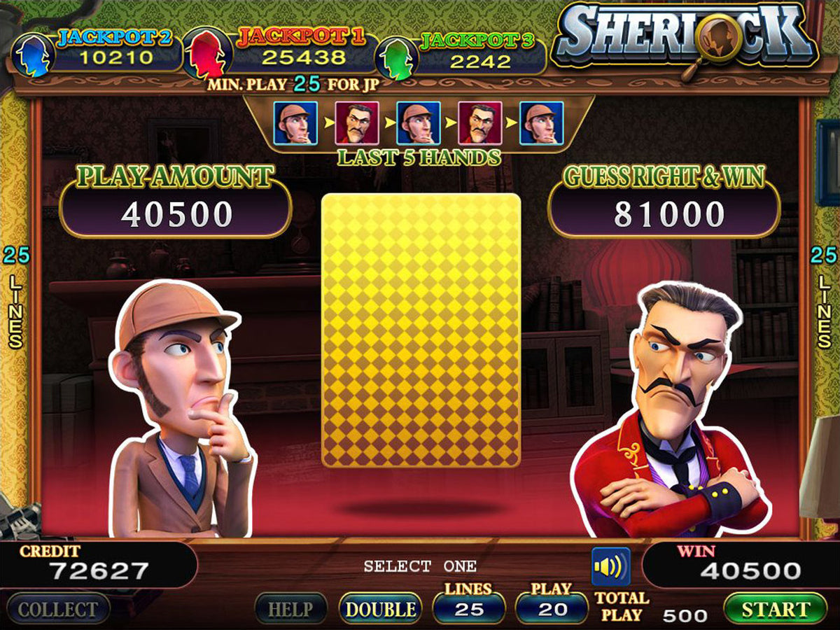 Sherlock by IGS - Gameplay Screen 4