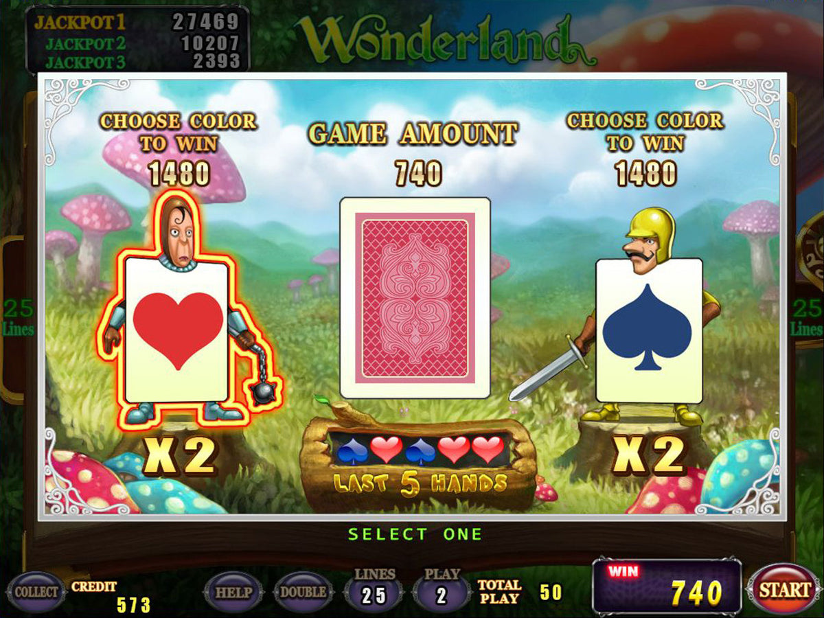 Wonderland by IGS - Gameplay Screen 1