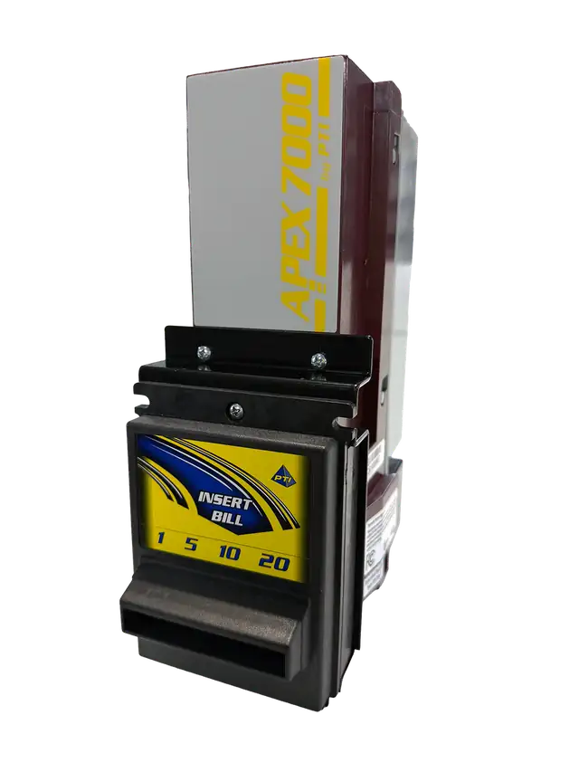 Pyramid Apex 7601-UB1 12V DC Bill Validator – Coinco Bezel, 500-Note Stacker, $1–$100 – main product photo