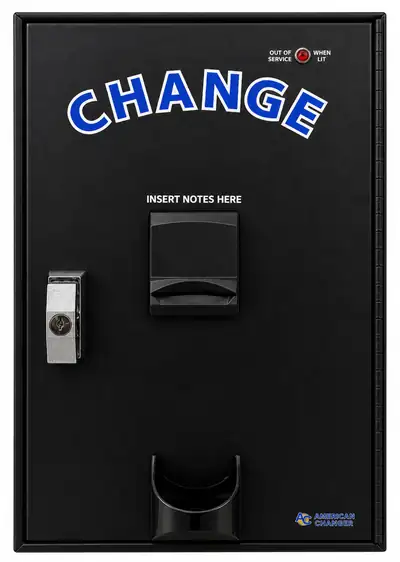 American Changer AC201 Front Load Banknote Changer