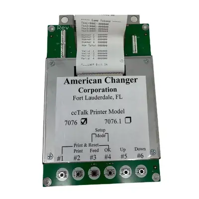 American Changer AC7076 Audit Printer