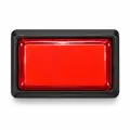 Illuminated Rectangular Red Zippy Switch Button - Arcade & Amusement Game Push Button view 1