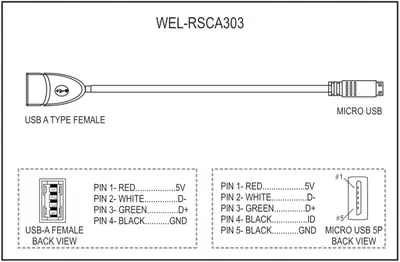 ICT WEL-RSCA303 Cable
