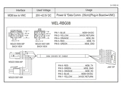 ICT WEL-RBG08 Cable
