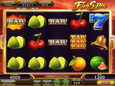 Fire Spin Game Board by IGS