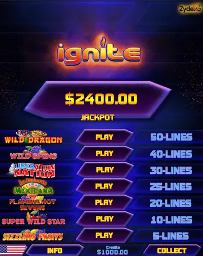 Ignite Blue by Zydexo Multi Game