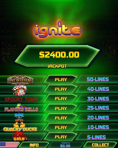 Ignite Green Multi Game by Zydexo